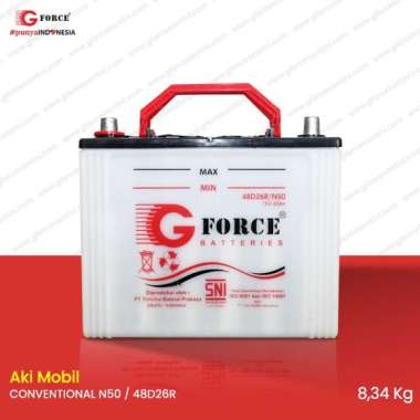 Aki Mobil G Force Conventional N50