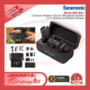 Saramonic Blink 500 B2+ Wireless Mic Microphone Blink500 B2 Plus Resmi