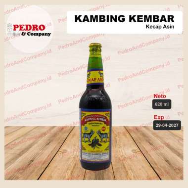 SNH kecap asin cap kambing kembar 620 ml SINGKAWANG soy sauce
