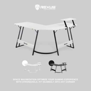 Rexus Gaming Desk Stronghold RXD-230 White-Black