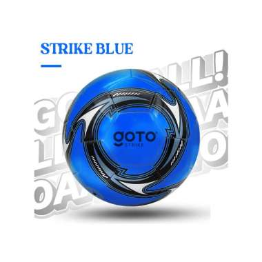 Goto Kicker Football Bola Sepak Kaki Original Size 5 Free Pentil Pompa STRIKE BLUE