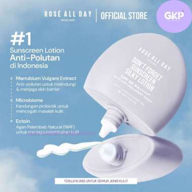 Rose All Day Don't Forget Sunscreen Silky Lotion SPF 50