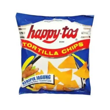 Promo Harga Happy Tos Tortilla Chips Jagung Bakar/Roasted Corn 55 gr - Blibli