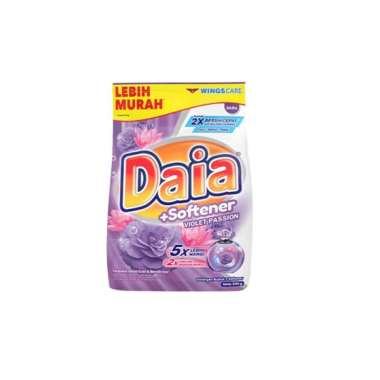 Promo Harga Daia Deterjen Bubuk + Softener Violet 850 gr - Blibli