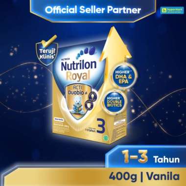Promo Harga Nutrilon Royal 3 Susu Pertumbuhan Vanila 400 gr - Blibli
