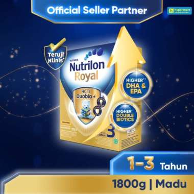 Promo Harga Nutrilon Royal 3 Susu Pertumbuhan Madu 1800 gr - Blibli