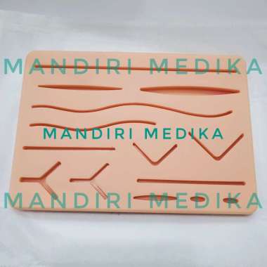Suture Pad Silicone 3 Layer Model Kulit Silikon Pad Latihan Jahit Luka
