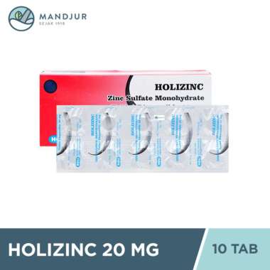 Holizinc 20 mg 10 Tablet - Meringankan Diare pada Anak