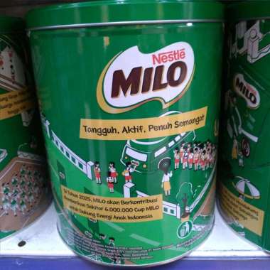 Nestle Milo Indonesia Limited Edition 990gr-Susu Bubuk Kaleng-Minuman Serbuk Coklat Paduan Dengan Ma