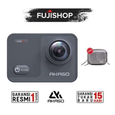 Akaso V50 X V50X New Version 4K 30fps Action Cam Camera With Remote Kamera Garansi Resmi Grey