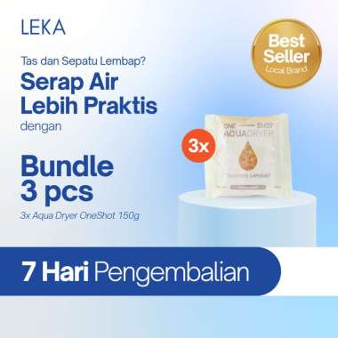 [2+1 FREE] LEKA AD2150 One Shot Aqua Dryer 150gr - Serap Air Lembab