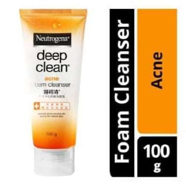 Neutrogena Deep Clean Foam Cleanser - Acne 100g