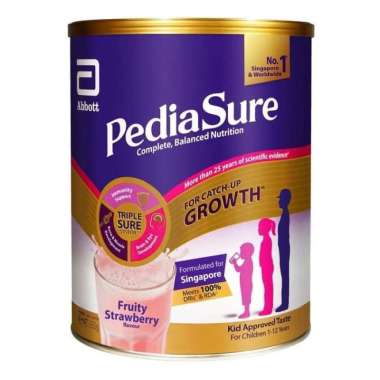 SINGAPORE PEDIASURE GOLD TRIPELSURE STRAWBERRY 850GR