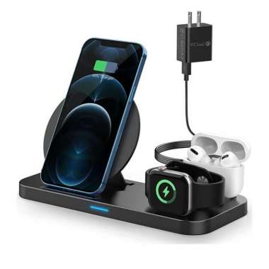 Powlaken 3 in 1 Wireless Charging Station