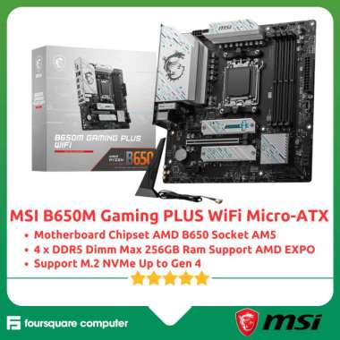 Motherboard MSI B650M GAMING PLUS WIFI Mobo AMD Socket AM5 Resmi