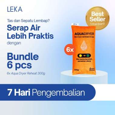 [4+2 FREE] LEKA AD3300 Reheat Aqua Dryer 300gr - Serap Air Lembab