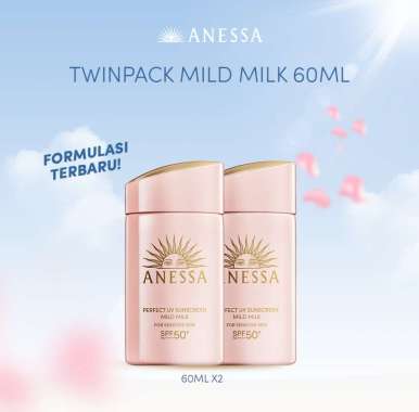 Anessa Twinpack Mild Milk 60ML SPF 50+ PA++++