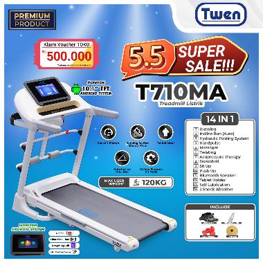 TWEN T710MA Treadmill Elektrik Treadmill Listrik Treadmill Multifungsi Treadmill