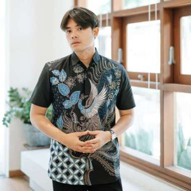 My Aksa Batik Pria Kemeja Pendek Ayman Amari S