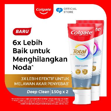 Colgate Total Professional Deep Clean Pasta Gigi 150 g [2 Pcs]