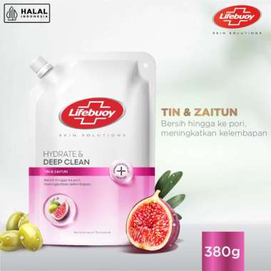 Lifebuoy Sabun Mandi Cair Tin & Zaitun [380 mL]