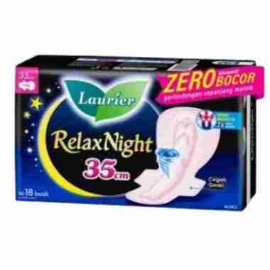 Promo Harga Laurier Relax Night 35cm 18 pcs - Blibli