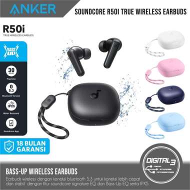 Anker Soundcore R50i Wireless Earbuds Headset Bluetooth TWS Bass A3949 Putih