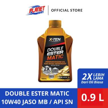 X-Ten Double Ester Matic 10W-40 [0.9L] Oli Motor Matic Honda Yamaha Suzuki