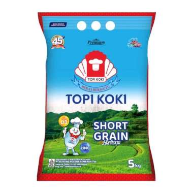 Beras Harum Topi Koki 5kg / Beras Harum Koki Topi 5 kg