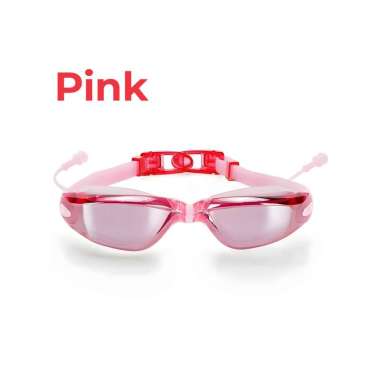 Goto Slovic Kacamata Renang Swimming Goggles Dewasa Anti FOG UV PINK