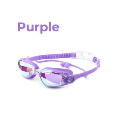 Goto Slovic Kacamata Renang Swimming Goggles Dewasa Anti FOG UV PURPLE
