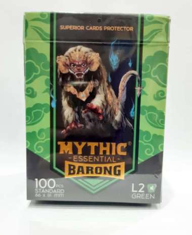 Mythic Essential Premium Sleeve Barong L2 Standard Size (66x91mm) Green