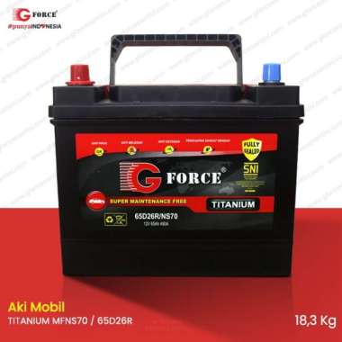 Aki Mobil G Force Titanium NS70 MF