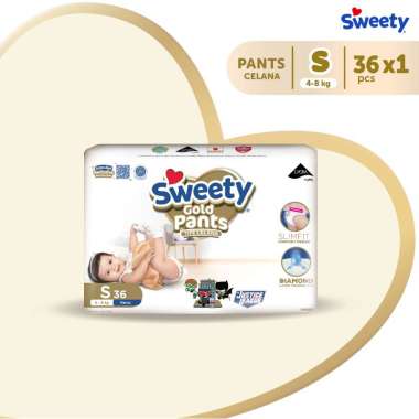 Promo Harga Sweety Gold Pants S36 36 pcs - Blibli