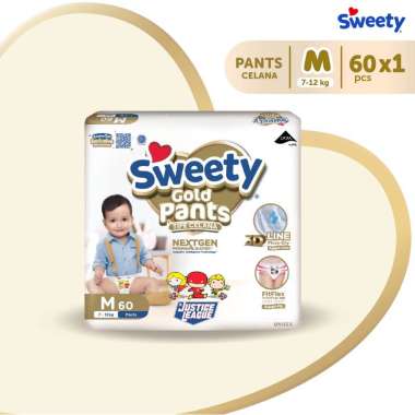 Promo Harga Sweety Gold Pants M60 60 pcs - Blibli