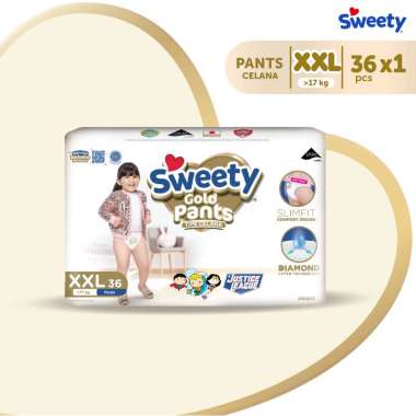 Promo Harga Sweety Gold Pants XXL36 36 pcs - Blibli