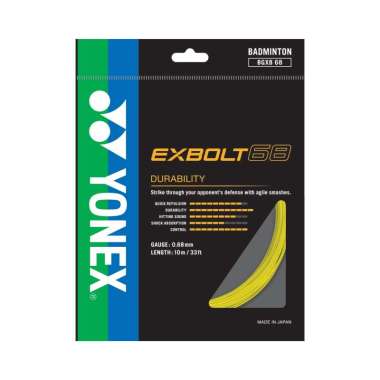YONEX BADMINTON STRING EXBOLT 68 YELLOW