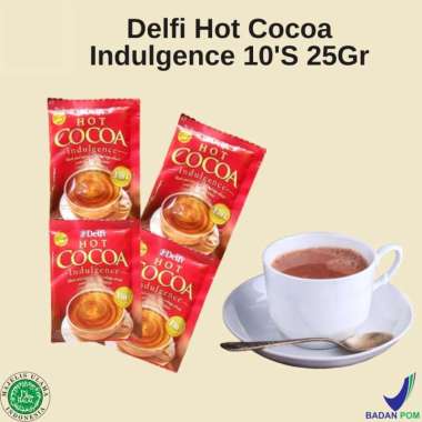 Promo Harga Delfi Hot Cocoa Indulgence per 5 sachet 25 gr - Blibli