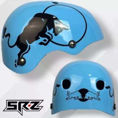 HELM SEPEDA NVR MOTIF HELM SEPEDA CORAK HELM SEPEDA DEWASA MOTIF HELM SEPEDA MURAH REDBULL BLUE