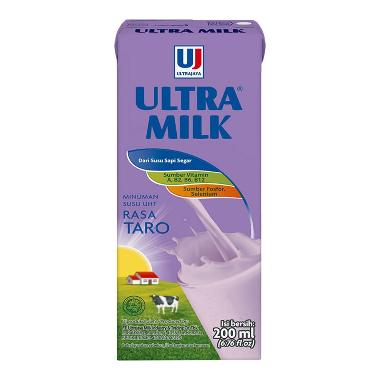 Promo Harga Ultra Milk Susu UHT Taro 200 ml - Blibli