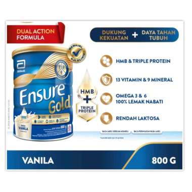 Ensure Gold Vanilla 850 gr Susu Lansia