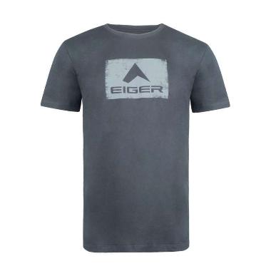 EIGER RASTER LOGO T-SHIRT Grey M
