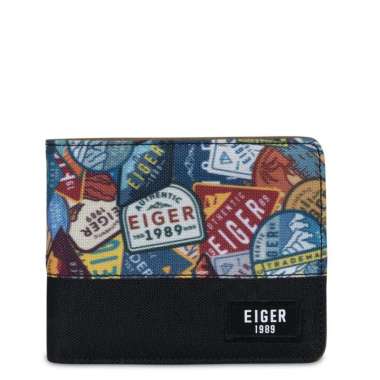 EIGER FLECKEN LANDSCAPE WALLET Black