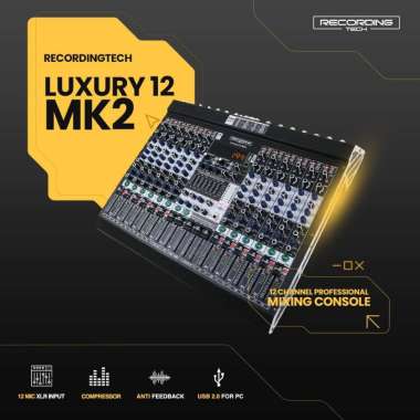 RECORDING TECH LUXURY 12 MK2 / LUXURY12 MK2 / LUXURY-12 MK2 Audio Mixer 12 Channel
