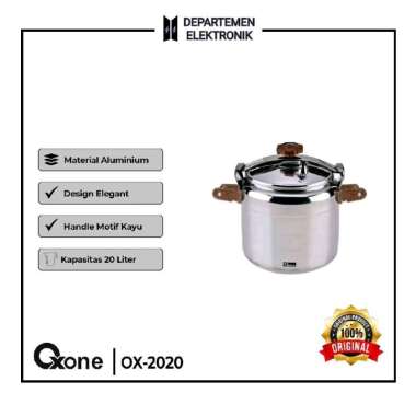 Oxone OX-2020 Pressure Cooker 20 Liter Panci Presto Oxone silver