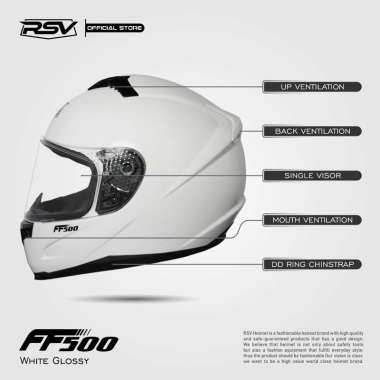RSV Helmet - FF500 WHITE GLOSSY XXL