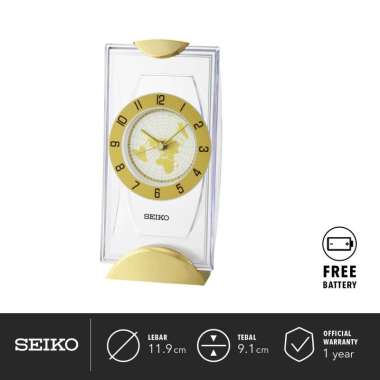 Jam Meja Seiko QXG152G 24.1cm Arabic Numeral Quartz Ori
