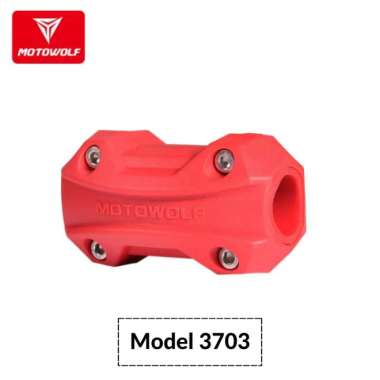 Motowolf Bumper Crashbar Protector Pelindung Crashbar AGNA ADV 160 Merah 3703
