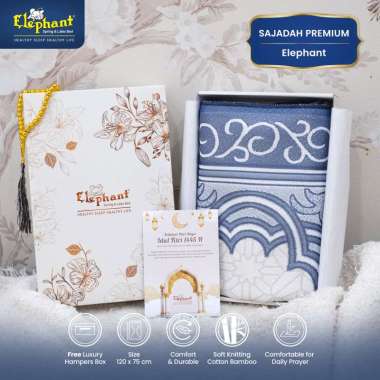 Elephant Hampers Lebaran Sajadah Premium Emerald