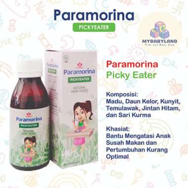 Paramorina Madu Herbal Anak | Activegrow | Upbrainina | Pickyeater | OBP | Paracana Picky Eater Extr